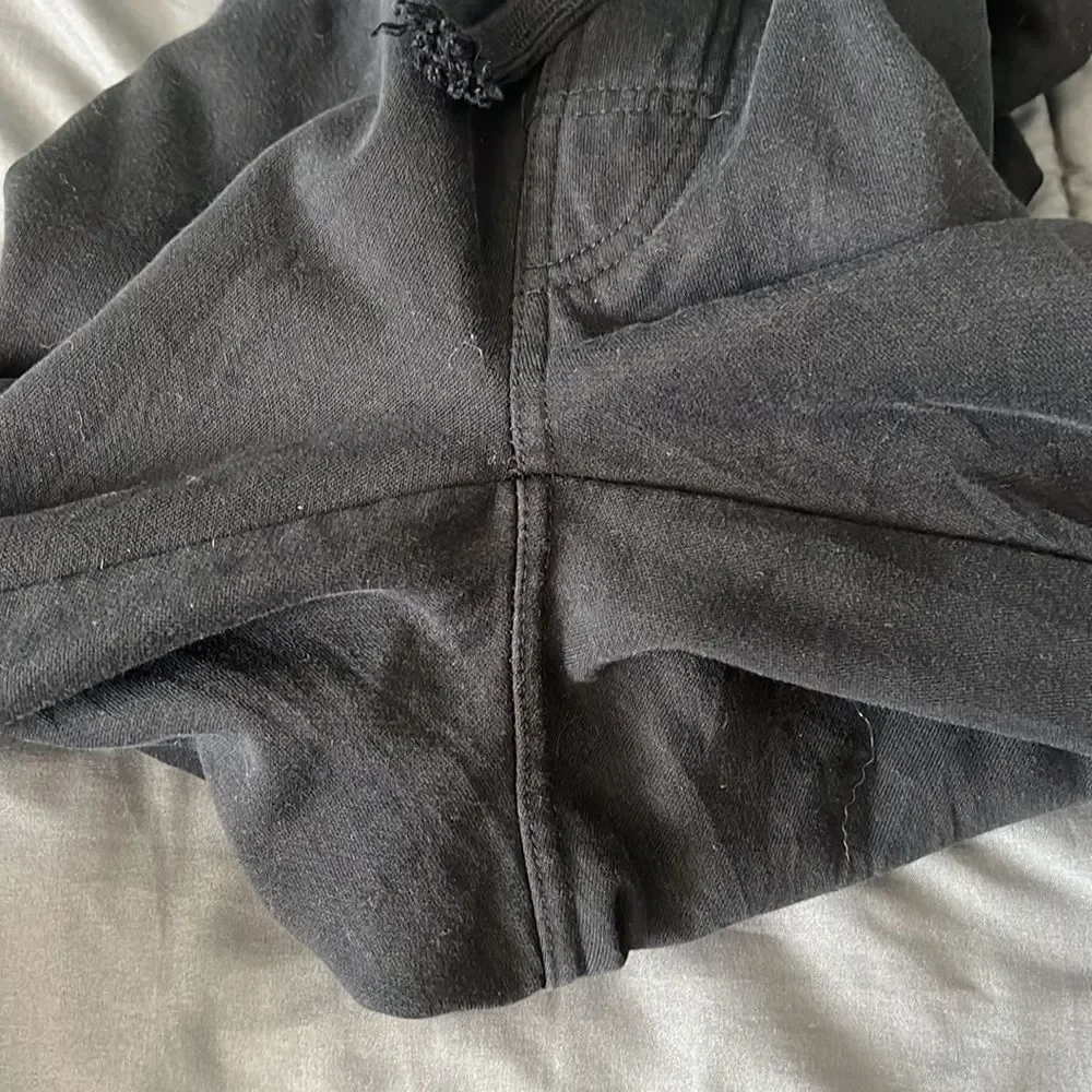 Kappa Unisex Black Reflective Track Pants Size Small